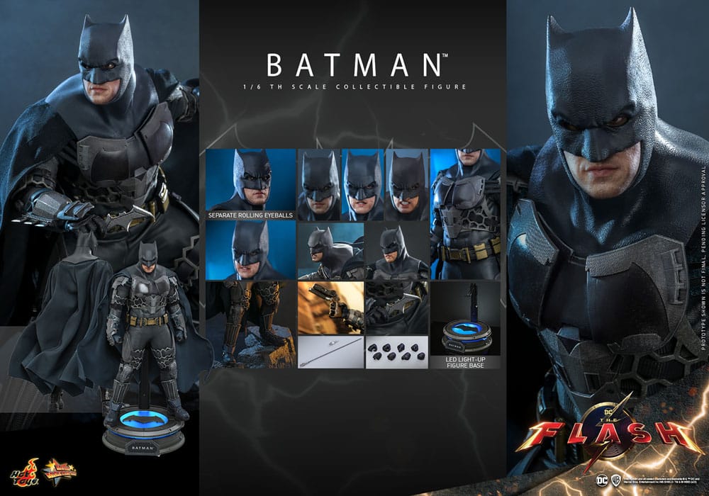 Hot Toys The Flash Batman Movie Masterpiece 1/6 Actionfigur