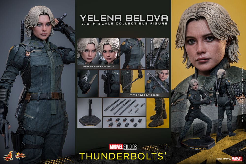 Hot Toys Thunderbolts Movie Masterpiece Actionfigur 1/6 Yelena Belova 28 cm