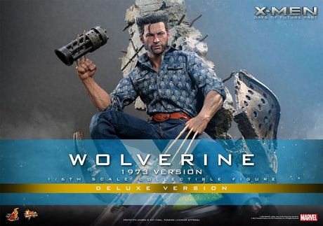 Hot Toys X-Men Zukunft ist Vergangenheit Wolverine (1973 Version) Deluxe Version 1/6 Actionfigur Movie Masterpiece 30 cm