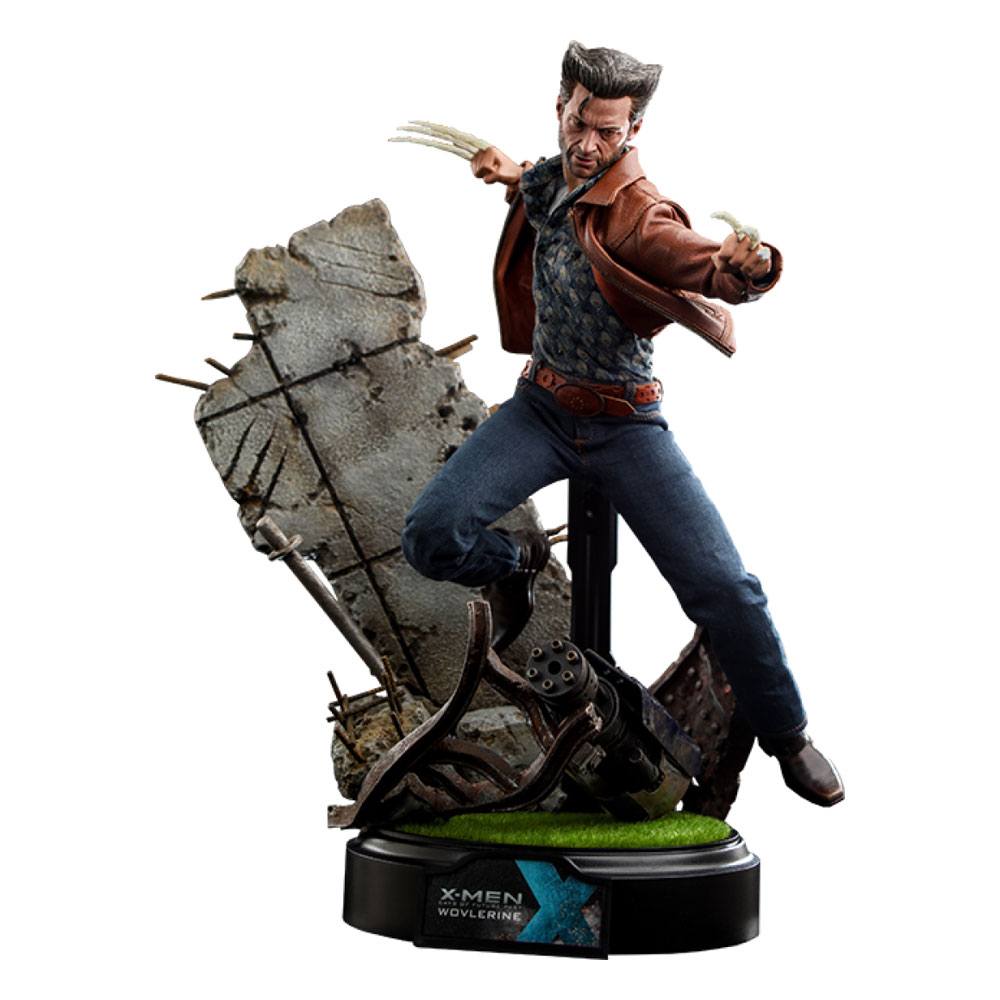 Hot Toys X-Men Zukunft ist Vergangenheit Wolverine (1973 Version) Deluxe Version 1/6 Actionfigur Movie Masterpiece 30 cm