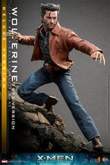Hot Toys X-Men Zukunft ist Vergangenheit Wolverine (1973 Version) Deluxe Version 1/6 Actionfigur Movie Masterpiece 30 cm