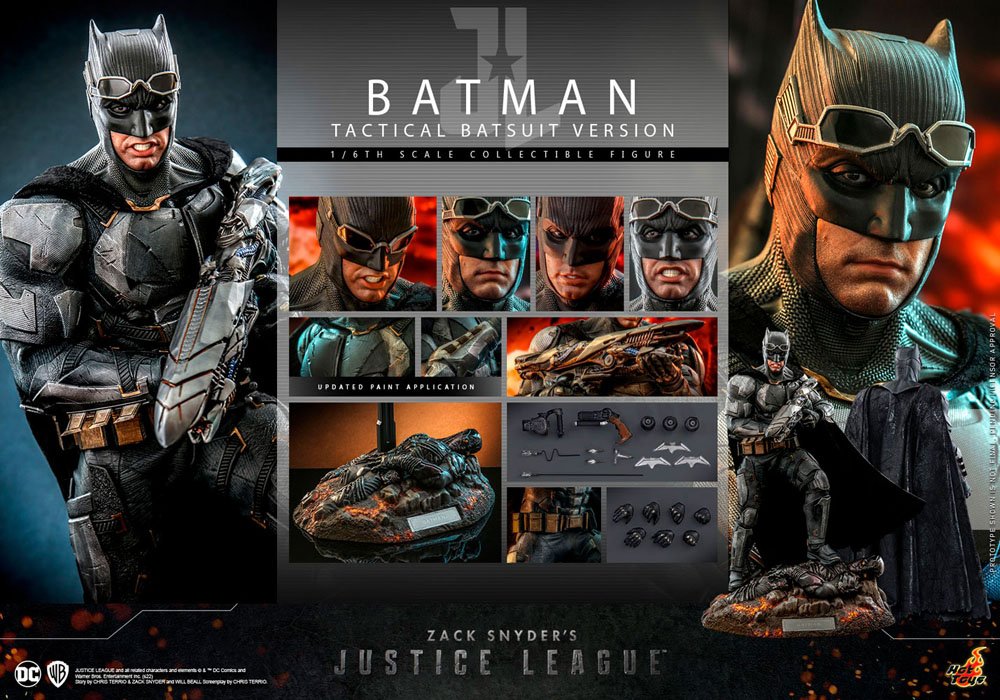 Hot Toys Zack Snyder`s Justice League Actionfigur 1/6 Batman (Tactical Batsuit Version) 33 cm