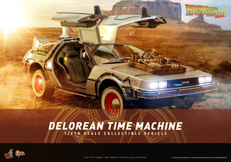 Hot Toys Zurück in die Zukunft III DeLorean Time Machine Movie Masterpiece 1/6 Fahrzeug