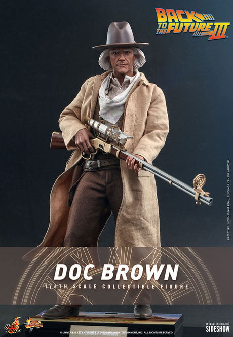 Hot Toys Zurück in die Zukunft III Movie Masterpiece Actionfigur 1/6 Doc Brown 32 cm