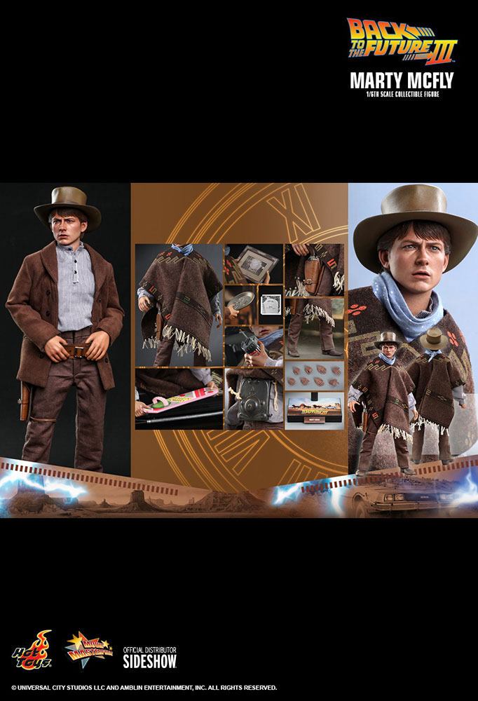 Hot Toys Zurück in die Zukunft III Movie Masterpiece Actionfigur 1/6 Marty McFly 28 cm