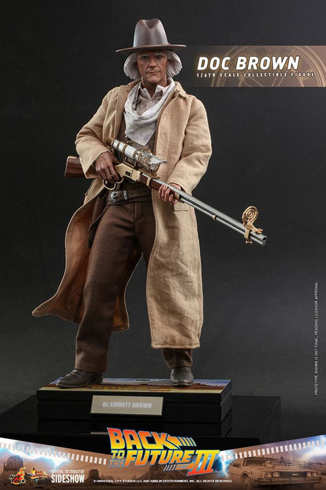Hot Toys Zurück in die Zukunft III Movie Masterpiece Actionfigur 1/6 Doc Brown 32 cm