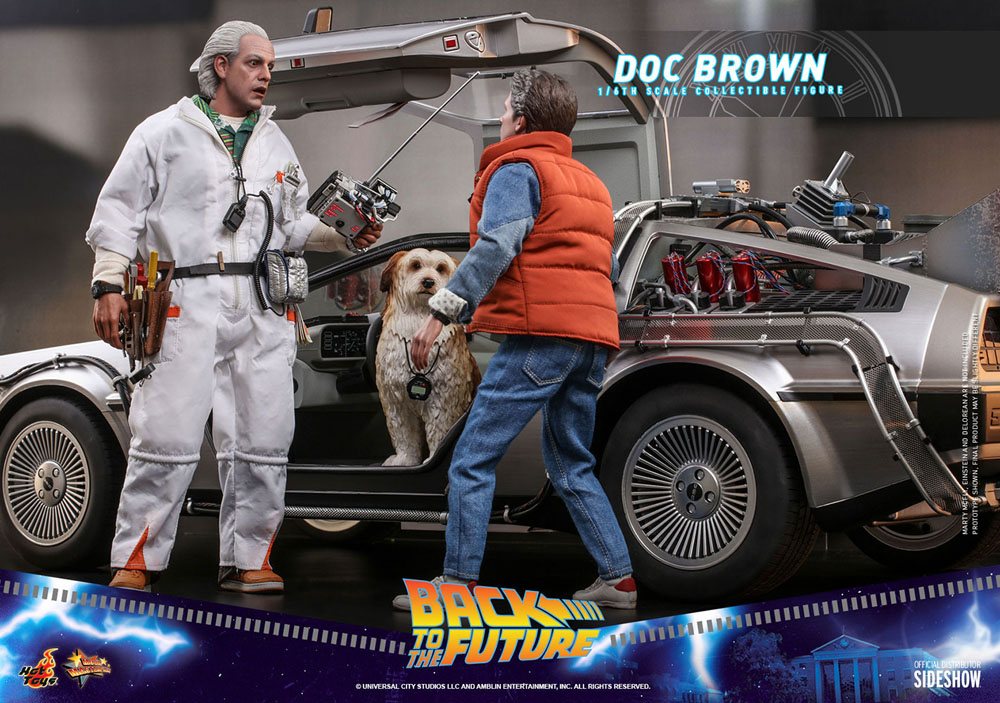 Hot Toys Zurück in die Zukunft Movie Masterpiece Actionfigur 1/6 Doc Brown 30 cm