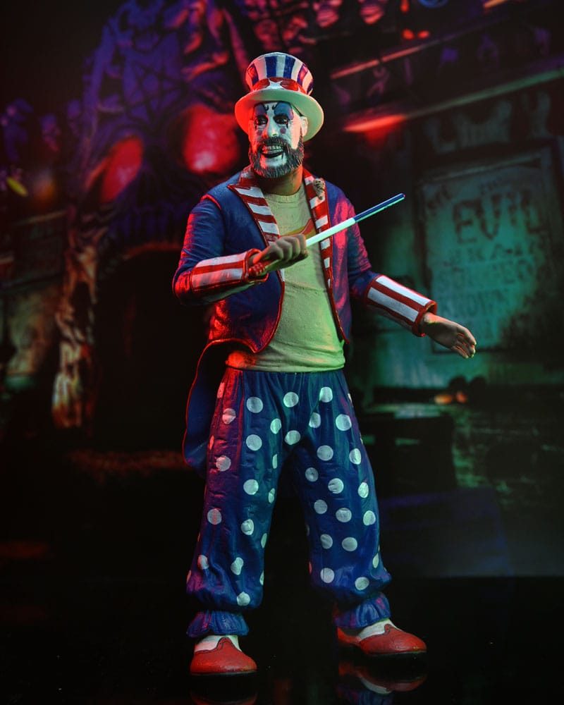 House of 1000 Corpses - Captain Spaulding (Tailcoat) 20th Anniversary Actionfigur
