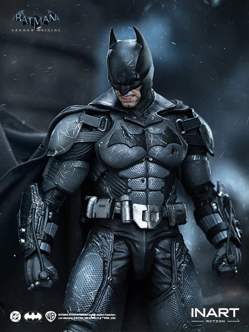 INART Batman Arkham Origins Batman Battle Damaged Ver 1/12 Actionfigur
