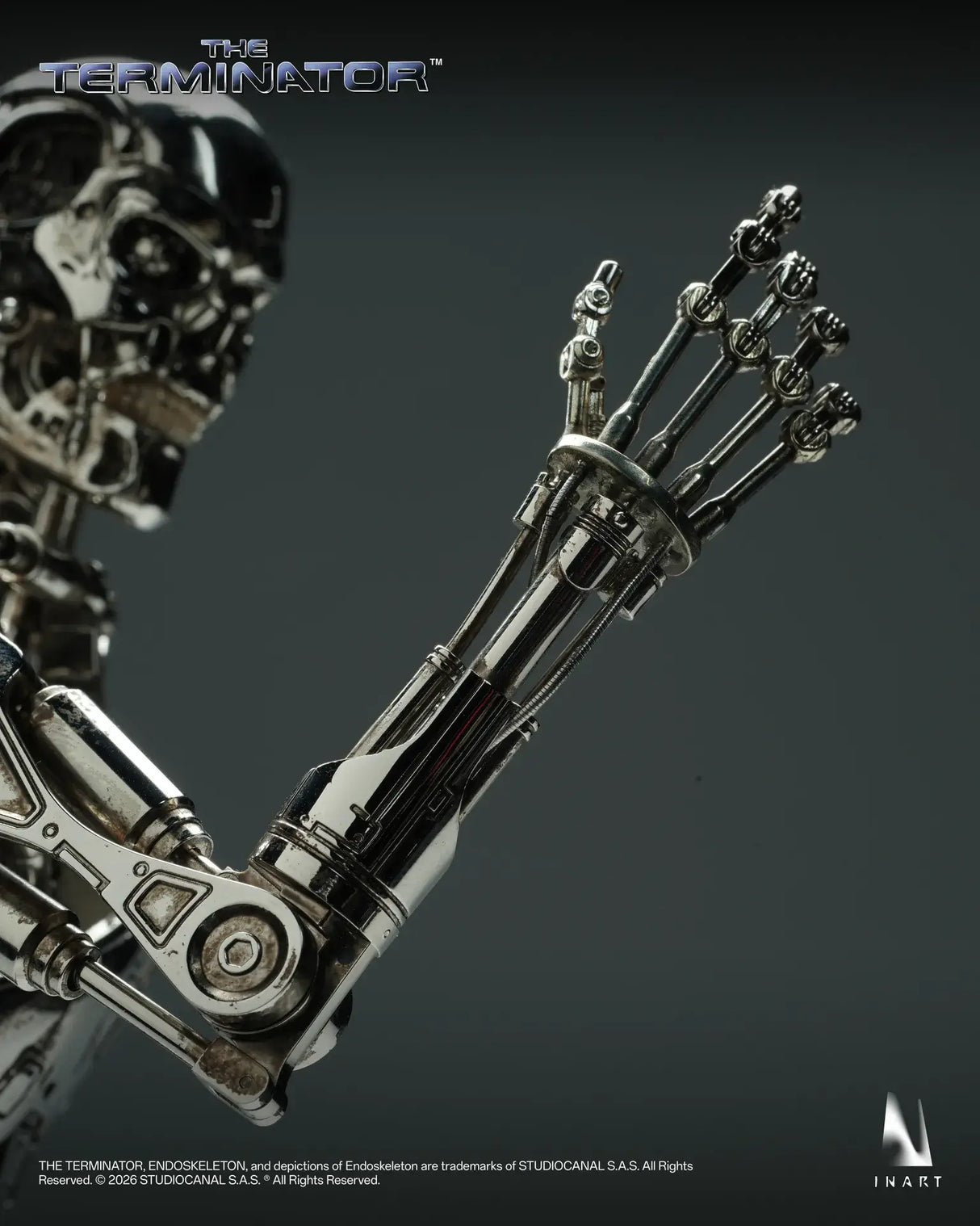 INART The Terminator T-800 Endoskeleton Collectible 1/6 Actionfigur