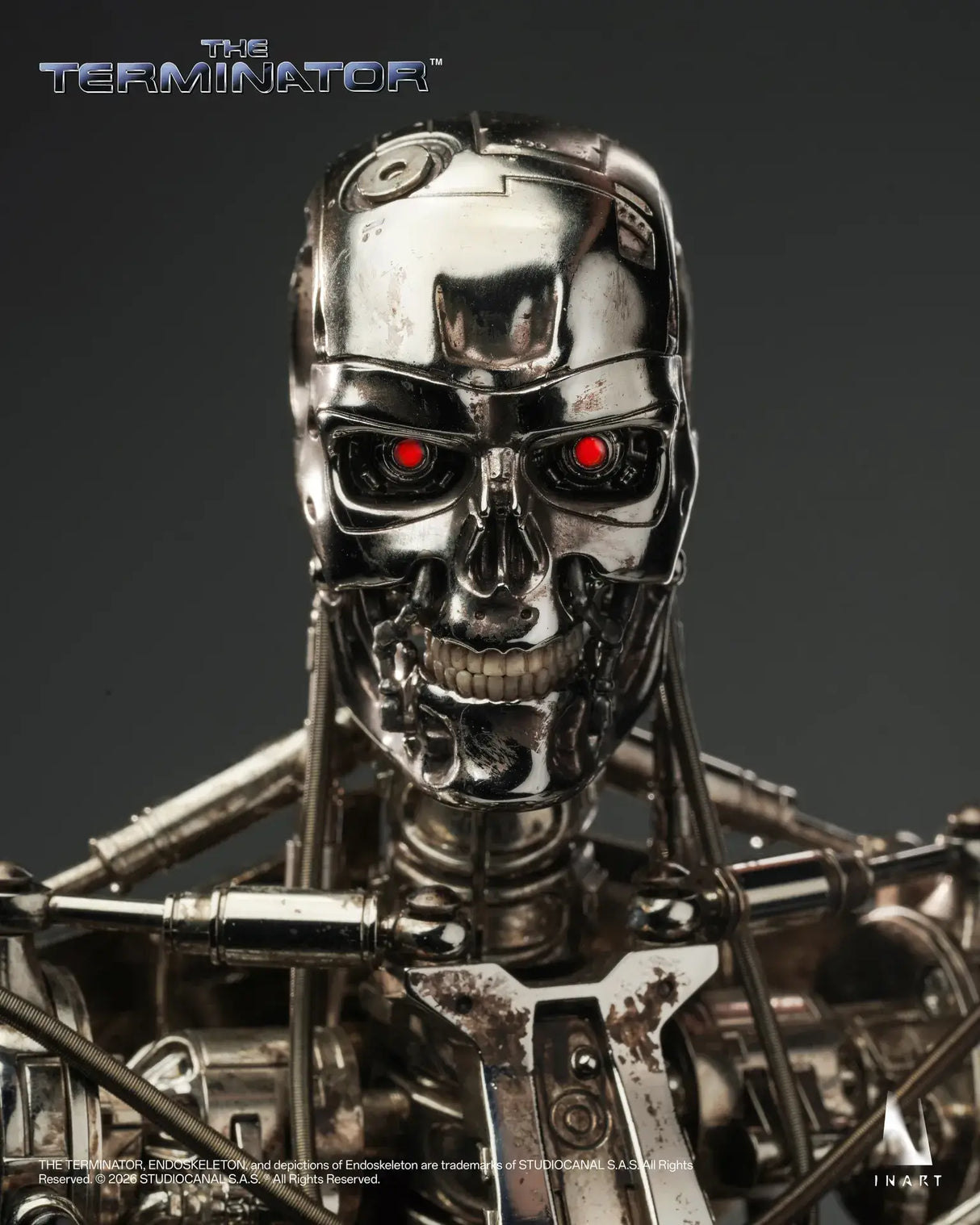 INART The Terminator T-800 Endoskeleton Collectible 1/6 Actionfigur