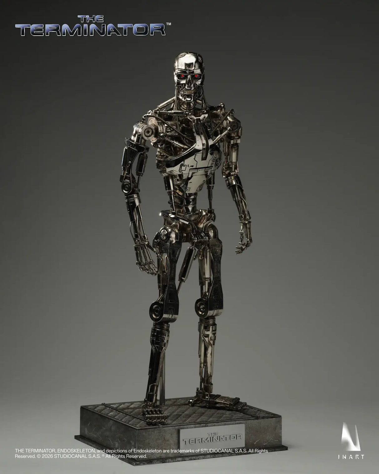 INART The Terminator T-800 Endoskeleton Collectible 1/6 Actionfigur