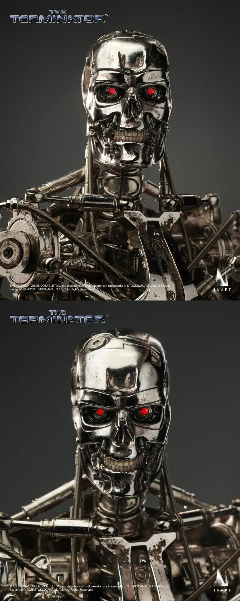 INART The Terminator T-800 Endoskeleton Collectible 1/6 Actionfigur
