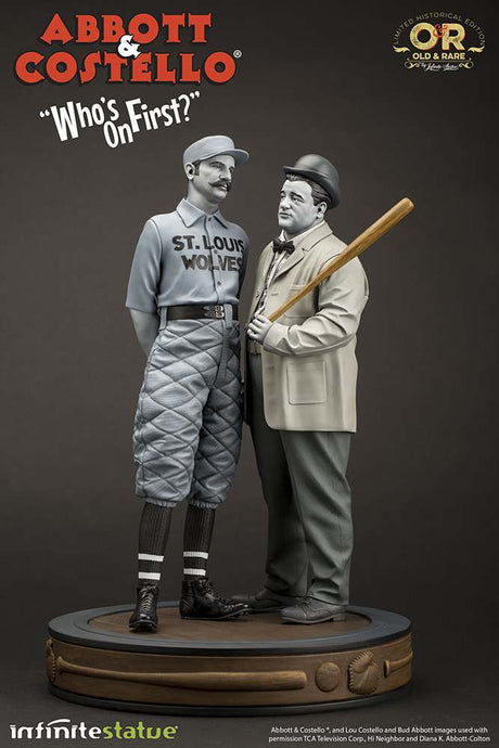 Infinite Statue Abbot & Costello Old & Rare 1/6 Resin Statue