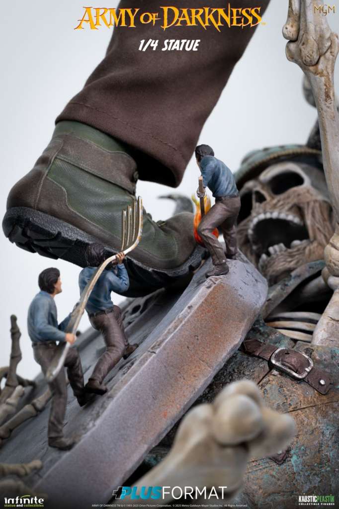 Infinite Statue / Kaustic Plastik Army of Darkness Ash 1/4 Pus Format Statue