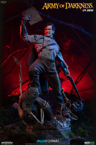 Infinite Statue / Kaustic Plastik Army of Darkness Ash 1/4 Pus Format Statue