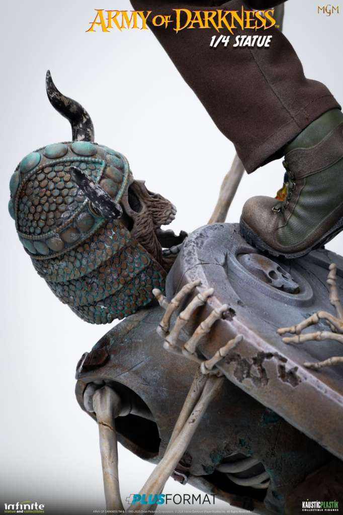 Infinite Statue / Kaustic Plastik Army of Darkness Ash 1/4 Pus Format Statue