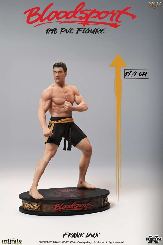 Infinite Statue / Kaustic Plastik Bloodsport Frank Dux Jean-Claude van Damme Icon X 1/10 PVC Figur