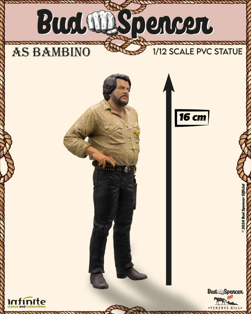 Infinite Statue / Kaustic Plastik Bud Spencer als Bambino 16 cm 1/12 PVC Statue