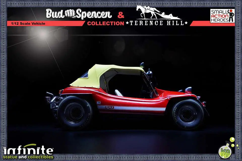 Infinite Statue / Kaustic Plastik Bud Spencer & Terence Hill Dune Bugy Perfect Model 1/12