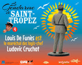 Infinite Statue / Kaustic Plastik Der Gendarm von Saint Tropez Louis de Funès Statue
