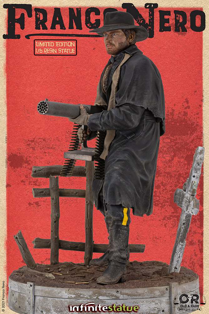 Infinite Statue / Kaustic Plastik Franco Nero Old&Rare 30 cm 1/6 Resin Statue