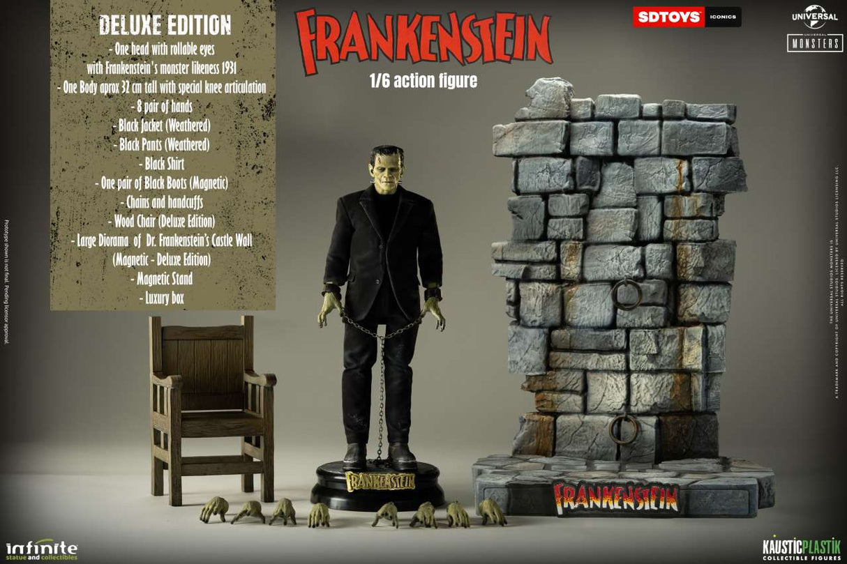 Infinite Statue / Kaustic Plastik Frankenstein’Monster Deluxe Edition 1/6 Actionfigur