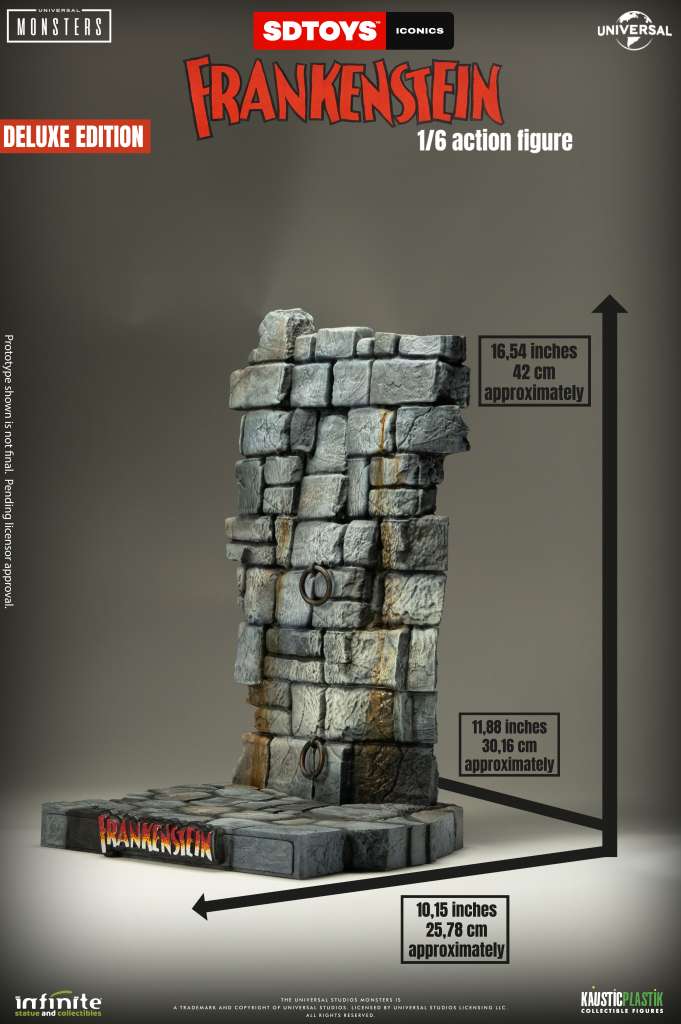 Infinite Statue / Kaustic Plastik Frankenstein’s Monster Deluxe Edition 1/6 Actionfigur