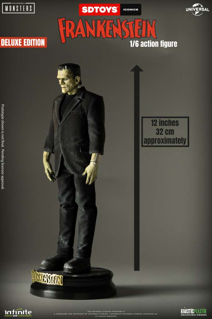 Infinite Statue / Kaustic Plastik Frankenstein’s Monster Deluxe Edition 1/6 Actionfigur