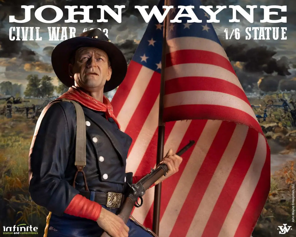 Infinite Statue / Kaustic Plastik John Wayne Civil War 1863 1/6 Statue