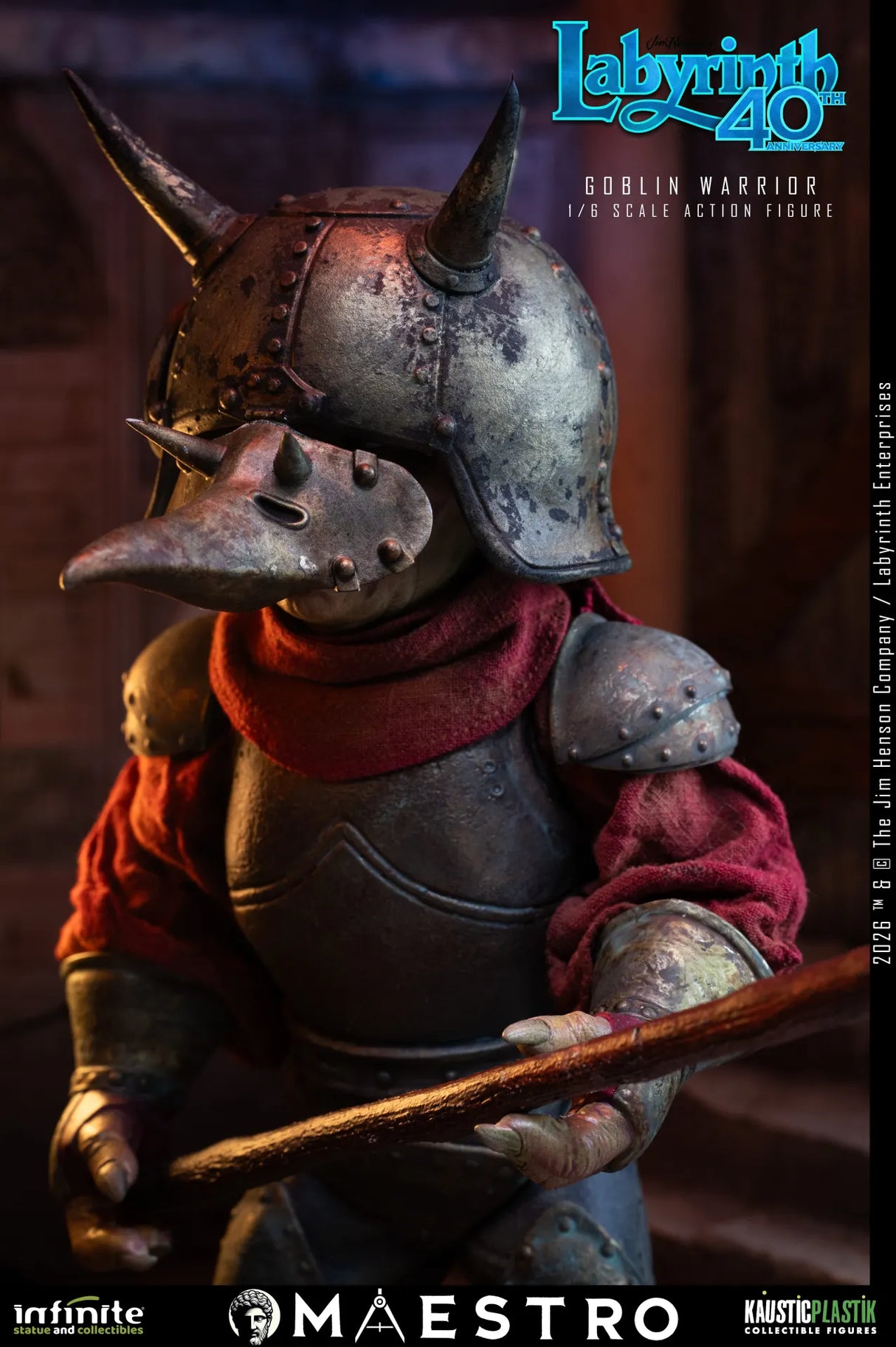 Infinite Statue / Kaustic Plastik Labyrinth Goblin Warrior 1/6 Actionfigur