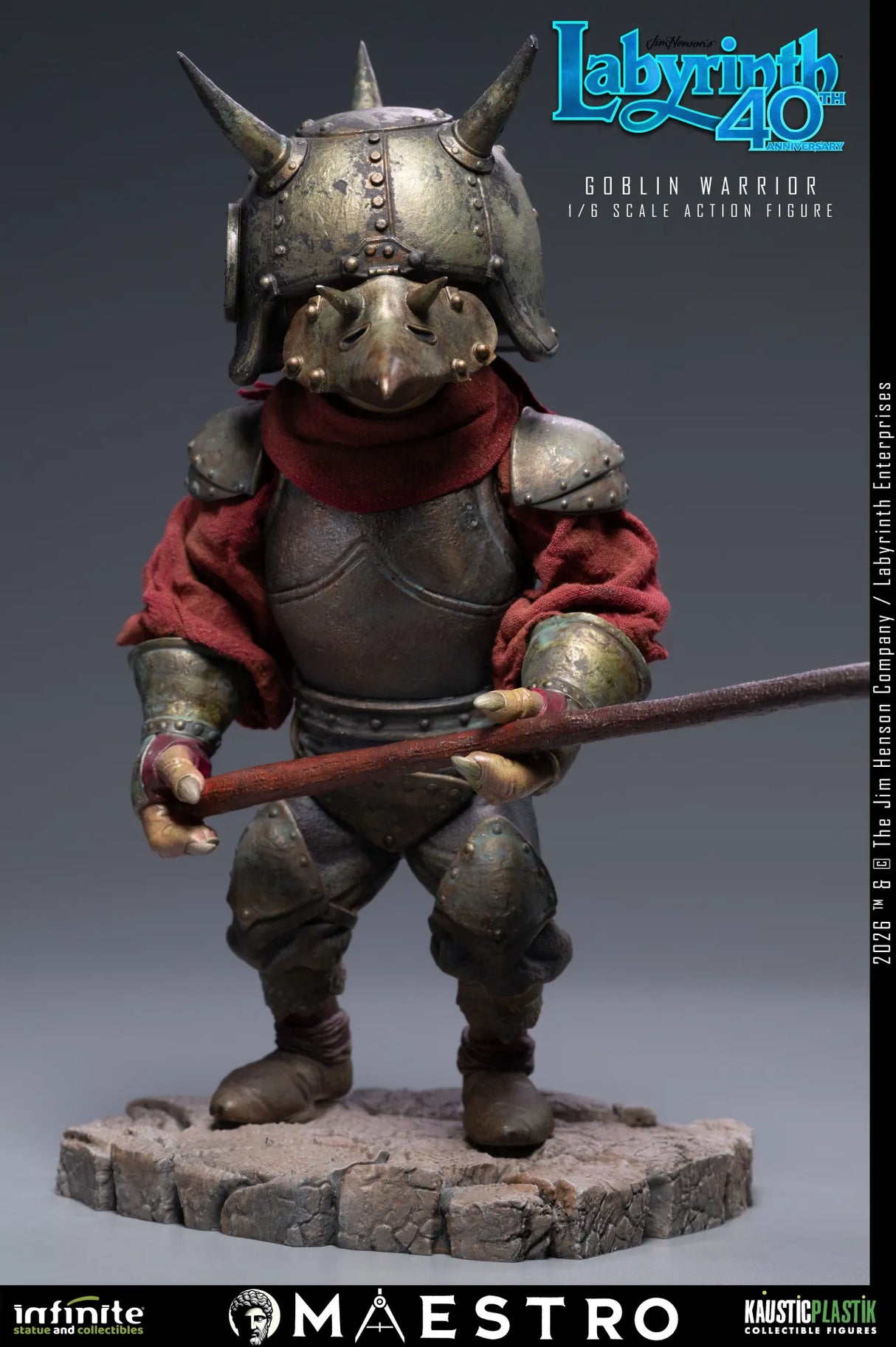 Infinite Statue / Kaustic Plastik Labyrinth Goblin Warrior 1/6 Actionfigur