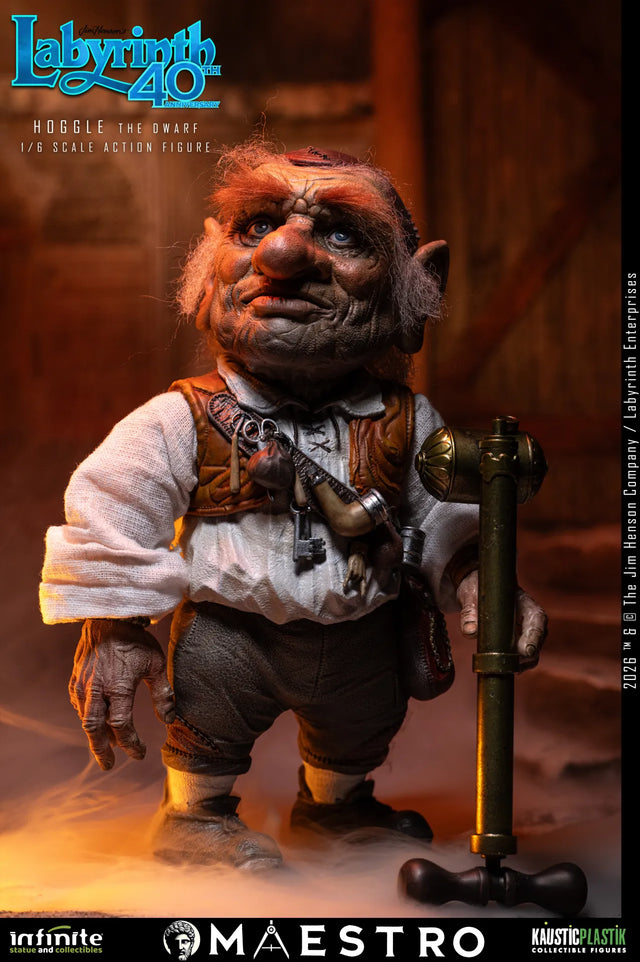 Infinite Statue / Kaustic Plastik Labyrinth Hoggle The Dwarf 1/6 Actionfigur