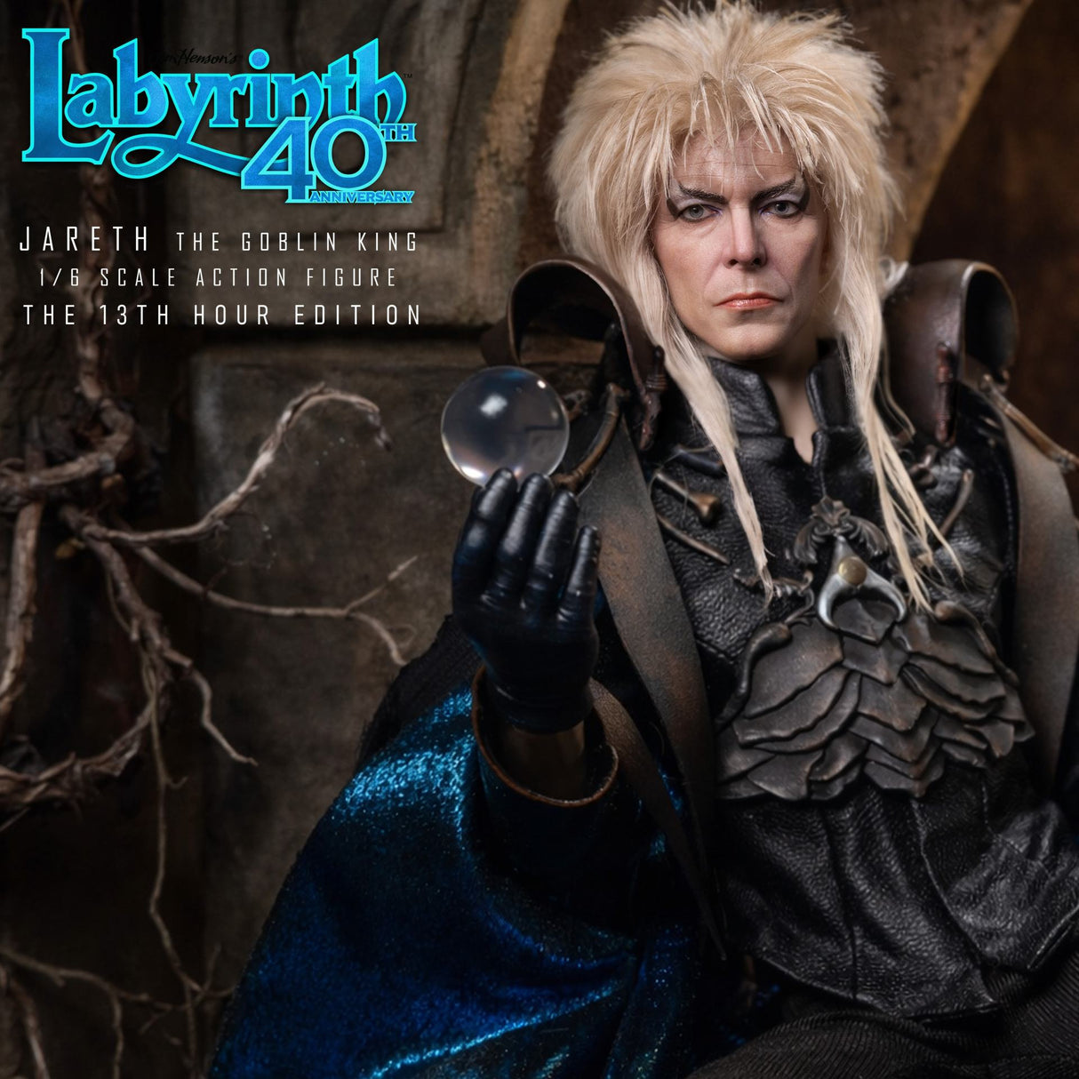 Infinite Statue / Kaustic Plastik Labyrinth Jareth The Goblin King The 13th Hour Edition 1/6 Actionfigur