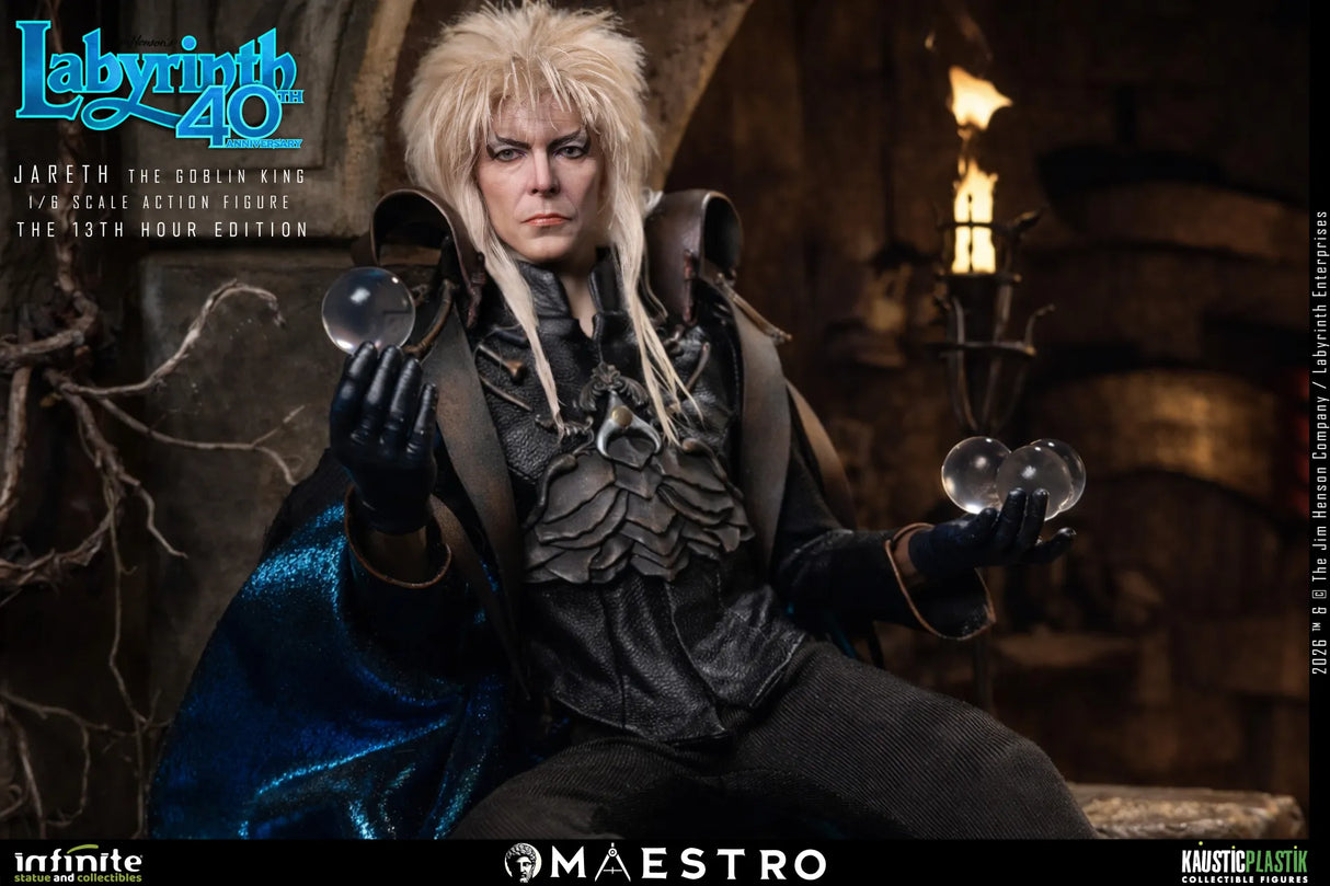 Infinite Statue / Kaustic Plastik Labyrinth Jareth The Goblin King The 13th Hour Edition 1/6 Actionfigur