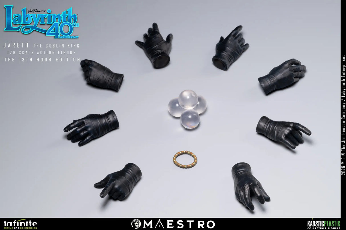Infinite Statue / Kaustic Plastik Labyrinth Jareth The Goblin King The 13th Hour Edition 1/6 Actionfigur