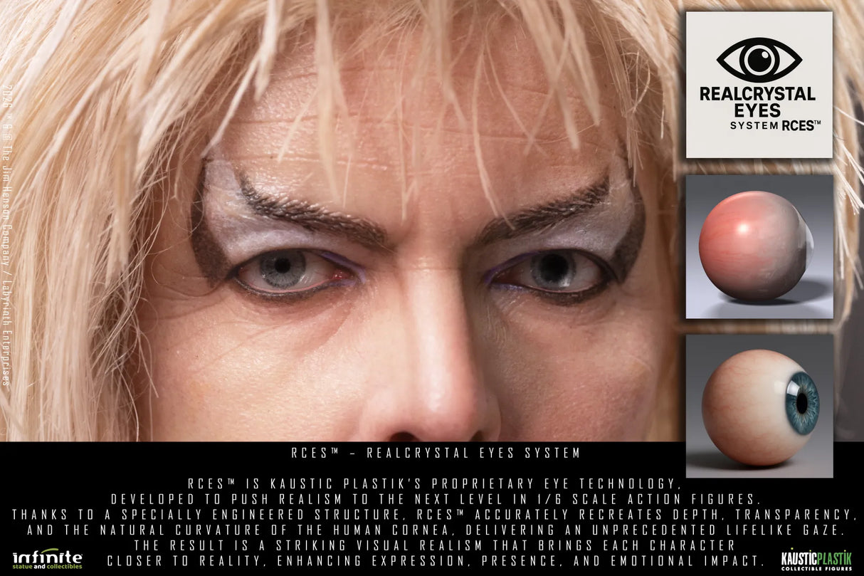 Infinite Statue / Kaustic Plastik Labyrinth Jareth The Goblin King The 13th Hour Edition 1/6 Actionfigur