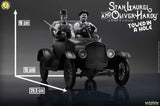 Infinite Statue / Kaustic Plastik Laurel & Hardy Towed In A Hole Ford T 1/12 Statue