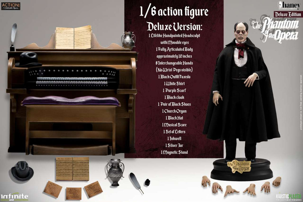 Infinite Statue / Kaustic Plastik Lon Chaney as the Phantom of the Opera Deluxe 1/6 Actionfigur