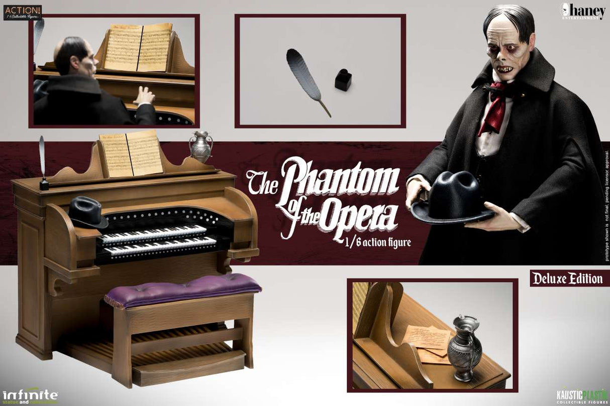 Infinite Statue / Kaustic Plastik Lon Chaney as the Phantom of the Opera Deluxe 1/6 Actionfigur