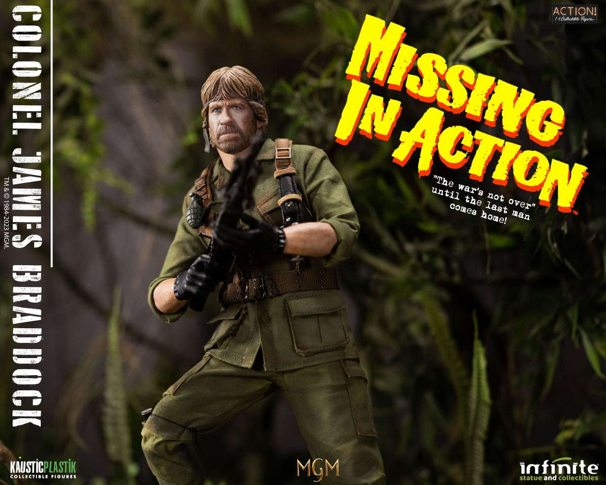 Infinite Statue / Kaustic Plastik Missing In Action Colonel James Braddock Chuck Norris Standard Edition 1/6 Actionfigur