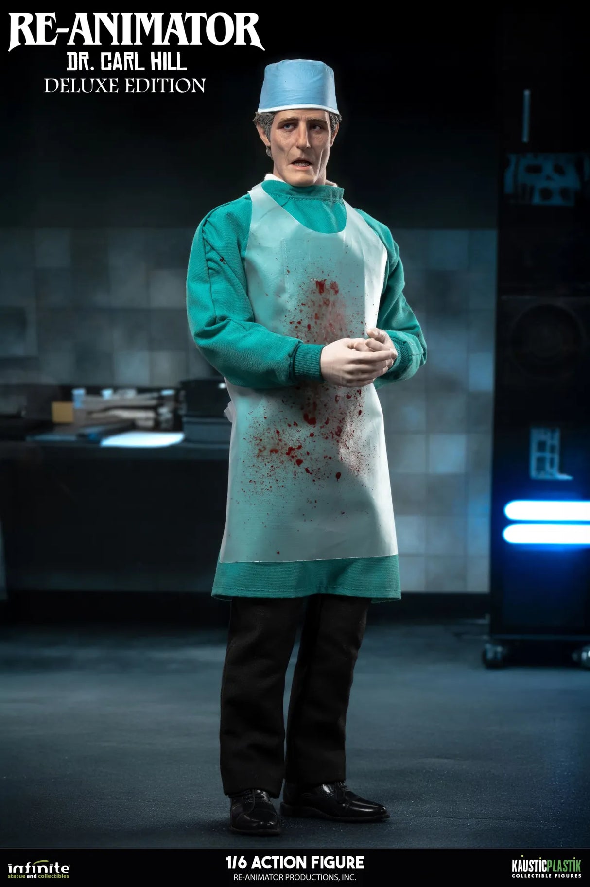Infinite Statue / Kaustic Plastik Re-Animator Doctor Carl Hill Deluxe Edition 1/6 Actionfigur
