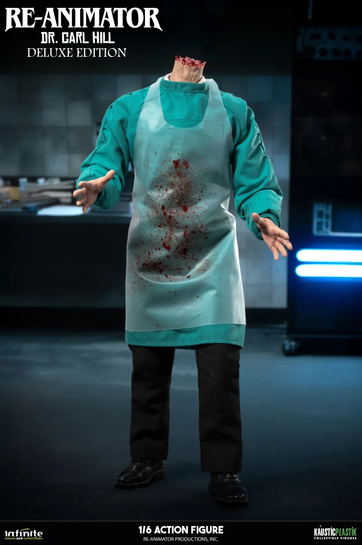 Infinite Statue / Kaustic Plastik Re-Animator Doctor Carl Hill Deluxe Edition 1/6 Actionfigur
