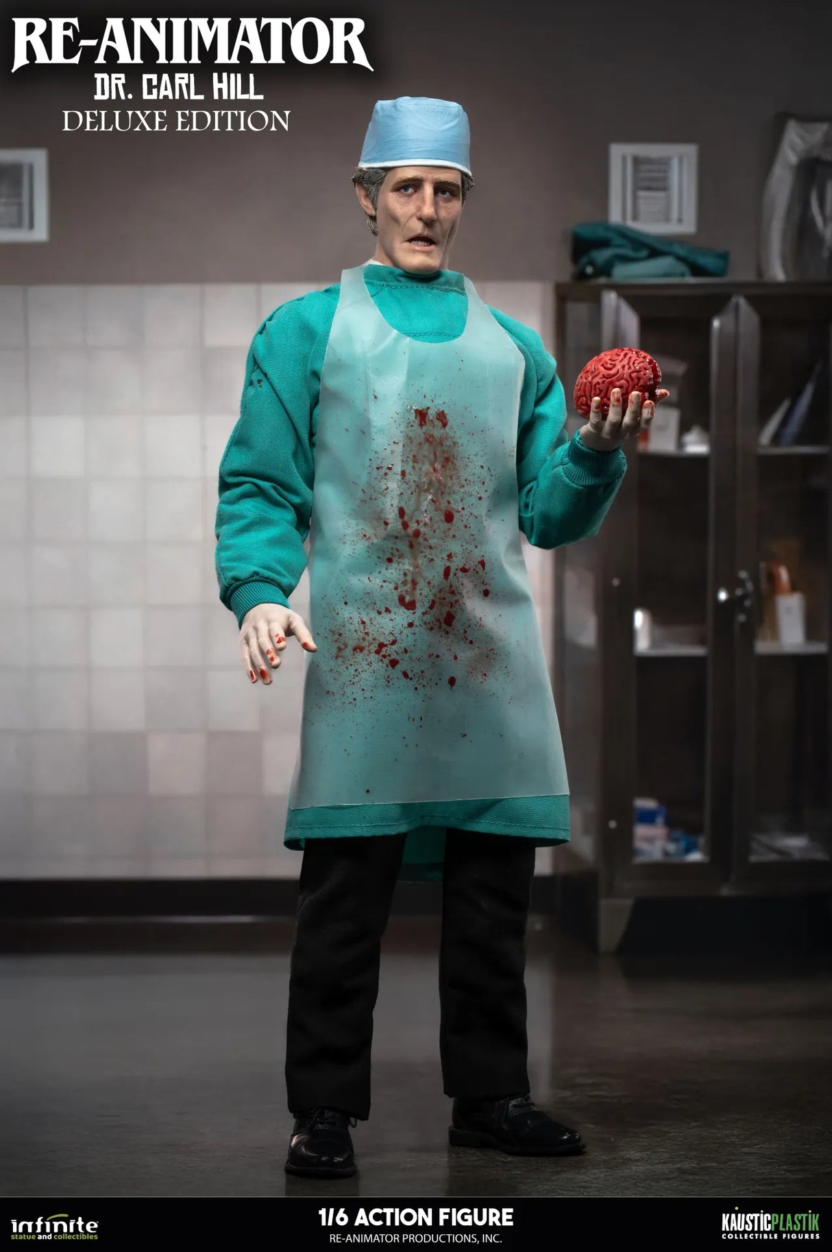 Infinite Statue / Kaustic Plastik Re-Animator Doctor Carl Hill Deluxe Edition 1/6 Actionfigur