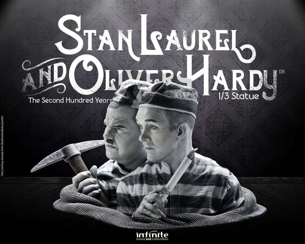 Infinite Statue / Kaustic Plastik Stan Laurel & Oliver Hardy 1/3 Statue