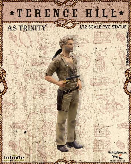 Infinite Statue / Kaustic Plastik Terence Hill als Trinity 15 cm 1/12 PVC Statue