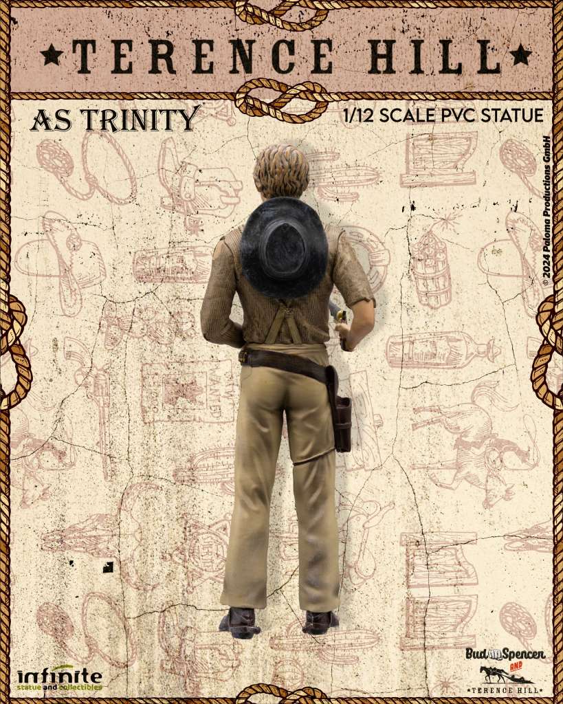 Infinite Statue / Kaustic Plastik Terence Hill als Trinity 15 cm 1/12 PVC Statue