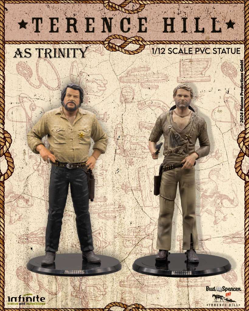 Infinite Statue / Kaustic Plastik Terence Hill als Trinity 15 cm 1/12 PVC Statue