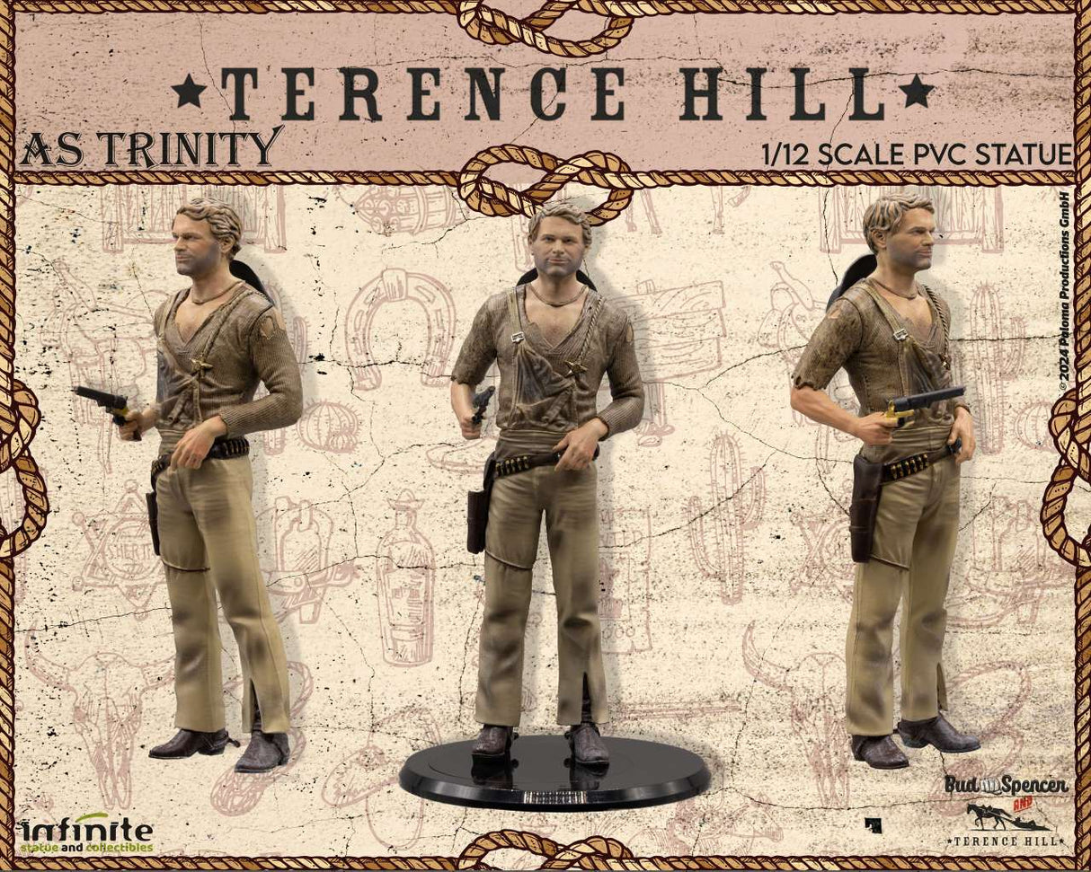 Infinite Statue / Kaustic Plastik Terence Hill als Trinity 15 cm 1/12 PVC Statue