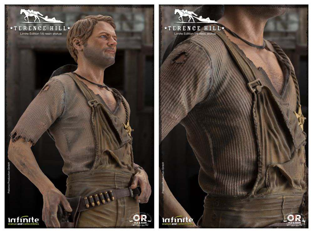 Infinite Statue / Kaustic Plastik Terence Hill Old&Rare 1/6 Resin Statue